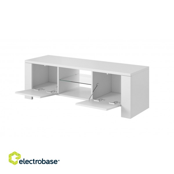 Cama TV stand WEST 42/130/42 white/white gloss фото 2