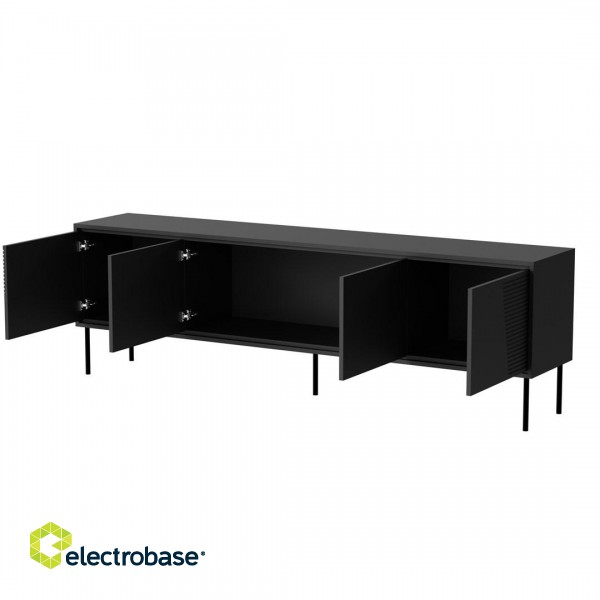 RTV cabinet ABI 4D 200x38x62 black matt image 2