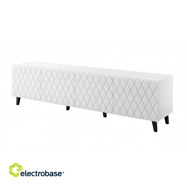 RTV cabinet ASTI 200x42x52 white matt image 1