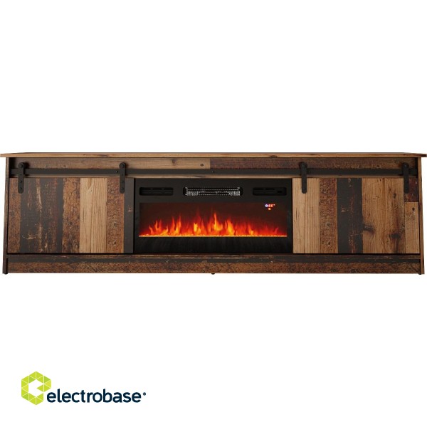 RTV GRANERO + fireplace cabinet 200x56.7x35 old wood image 1
