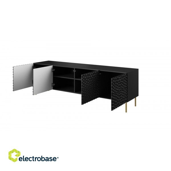 RTV HOLE cabinet 190x40.5x59.5 cm matte black image 2