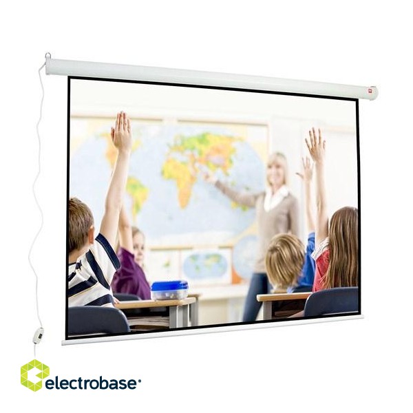 Avtek Wall Electric 240 projection screen 4:3 image 1