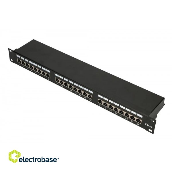 Extralink EX.9830 patch panel 1U фото 4