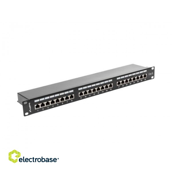 Lanberg PPS6-1024-B patch panel 1U image 3