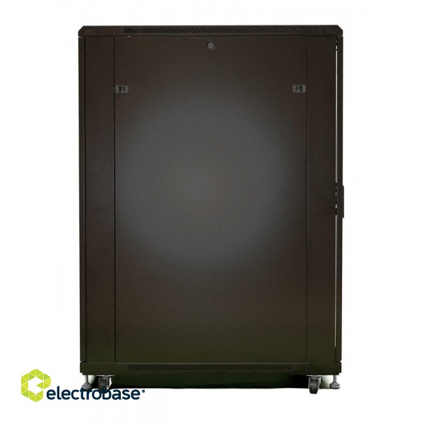 Extralink 32U 600x1000 standing rackmount cabinet black Freestanding rack image 3