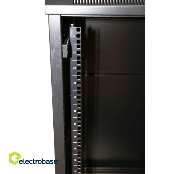 Extralink EX.11359 rack cabinet 27U Freestanding rack Black image 3
