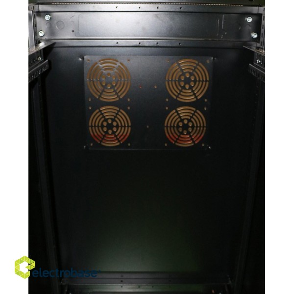 Extralink 37U 600X1000 STANDING RACKMOUNT CABINET BLACK Wall mounted rack image 7