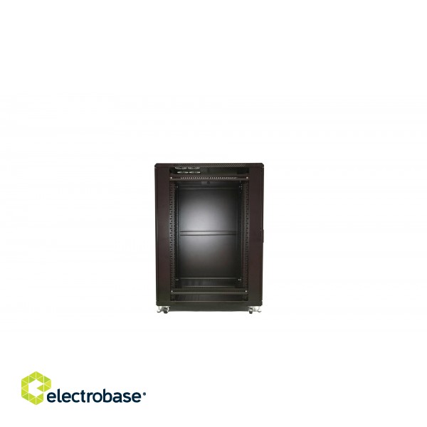 Extralink Rackmount cabinet 32U 800x800 Black standing image 4