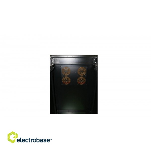Extralink Rackmount cabinet 32U 800x800 Black standing фото 5