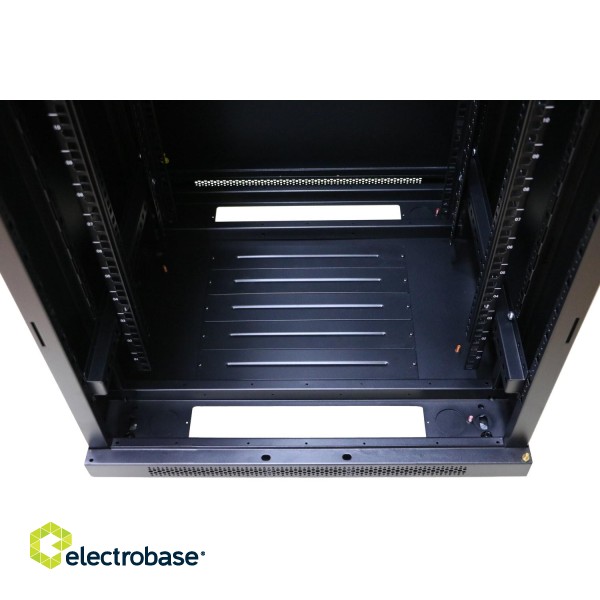Extralink EX.14749 rack cabinet 27U Freestanding rack Black image 5