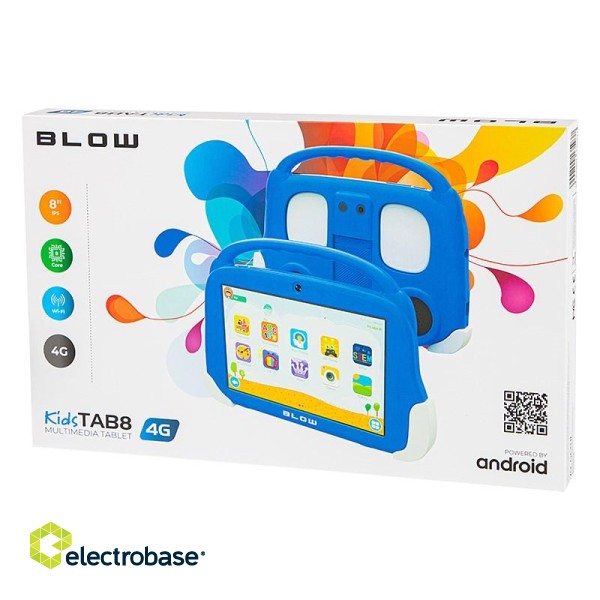 Tablet KidsTAB8 4G BLOW 4/64GB blue + case paveikslėlis 3