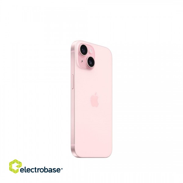 Apple iPhone 15 15.5 cm (6.1") Dual SIM iOS 17 5G USB Type-C 128 GB Pink image 2