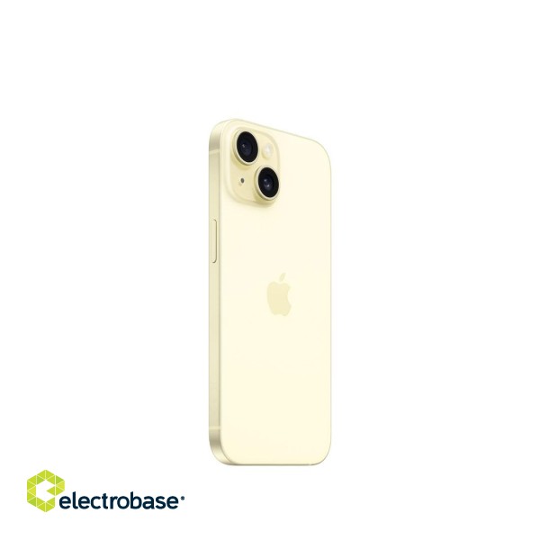 Apple iPhone 15 15.5 cm (6.1") Dual SIM iOS 17 5G USB Type-C 256 GB Yellow image 2