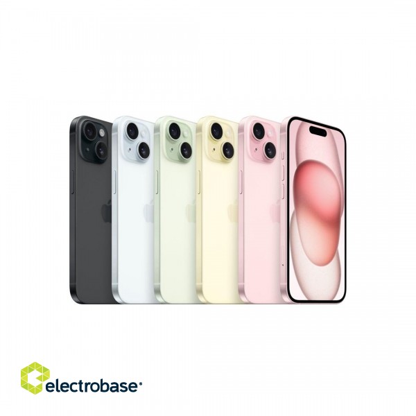 Apple iPhone 15 15.5 cm (6.1") Dual SIM iOS 17 5G USB Type-C 128 GB Pink image 5