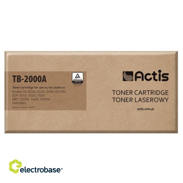 Actis TB-2000A toner (replacement for Brother TN2000 / TN2005; Standard; 2500 pages; black)