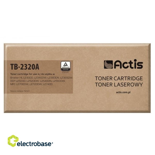 Actis TB-2320A Toner (replacement for Brother TN-2320, TN2320; Standard; 2600 pages; black)