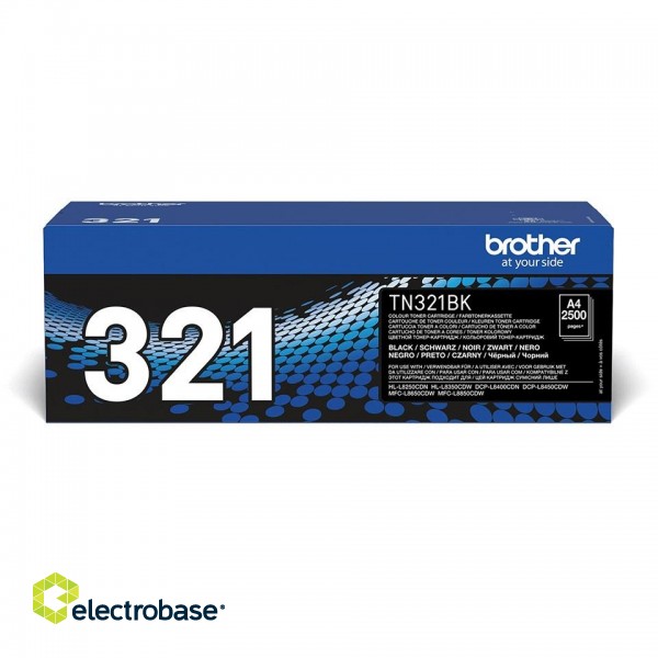 Brother TN-321BK toner cartridge 1 pc(s) Original Black image 1