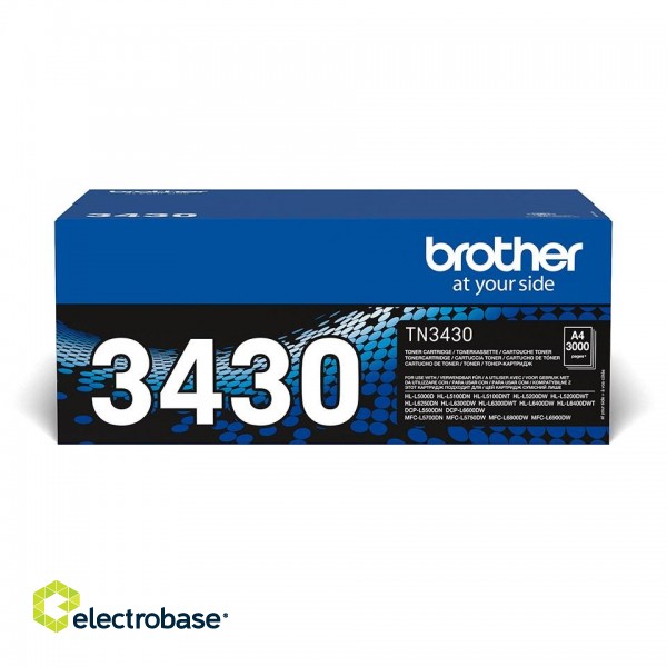 Brother TN-3430 toner cartridge 1 pc(s) Original Black image 1