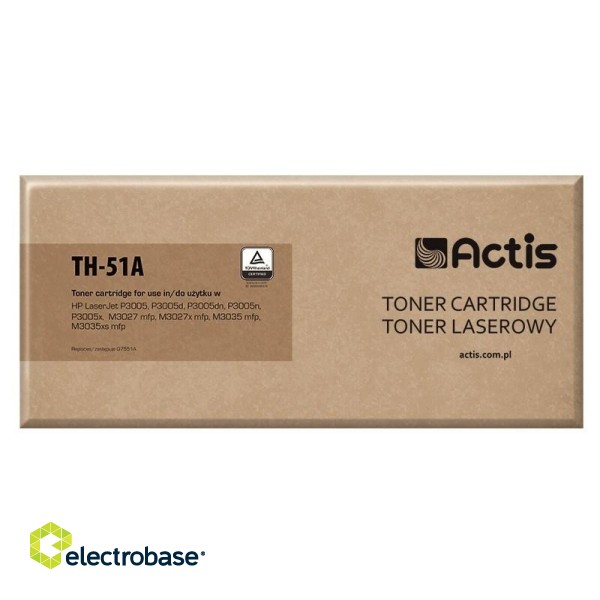 Actis TH-51A Toner Cartridge (replacement for HP 51A Q7551A; Standard; 6500 pages; black)