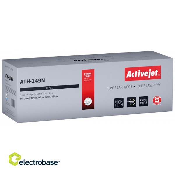 Activejet ATH-149N Toner for HP printers; Replacement HP 149A W1490A; Supreme; 2900 pages; black