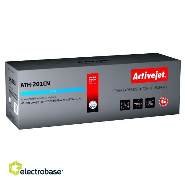 Activejet ATH-201CN toner (replacement for HP 201A CF401A; Supreme; 1400 pages; blue)