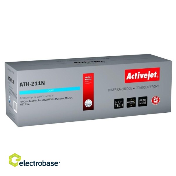 Activejet ATH-211N Toner (replacement for HP 131A CF211A, Canon CRG-731C; Supreme; 1800 pages; cyan)