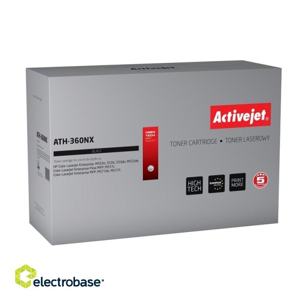 Activejet ATH-360NX toner (replacement for HP 508X CF360X; Supreme; 12500 pages; black)