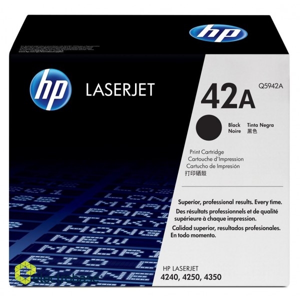 HP 42X High Yield Black Original LaserJet toner cartridge 1 pc(s) image 1