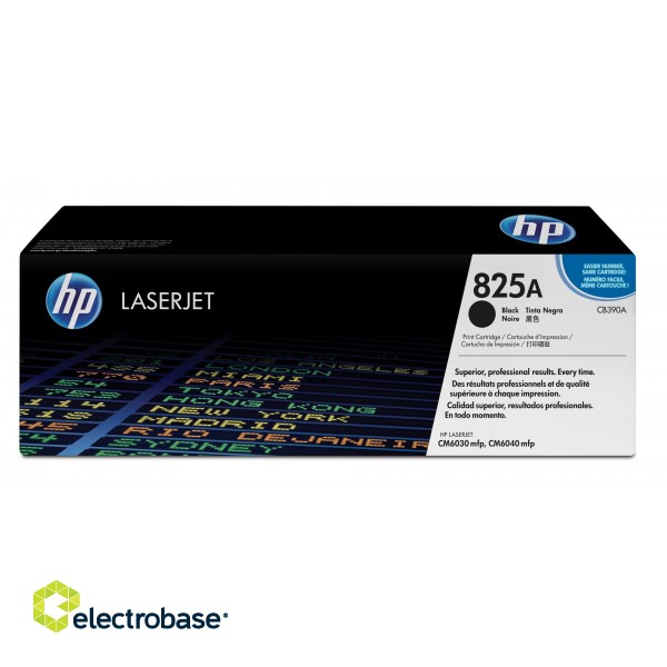 HP 825A Black Original LaserJet Toner Cartridge фото 1