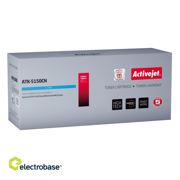 Activejet ATK-5150CN toner (replacement for Kyocera TK-5150C; Supreme; 10000 pages; cyan)