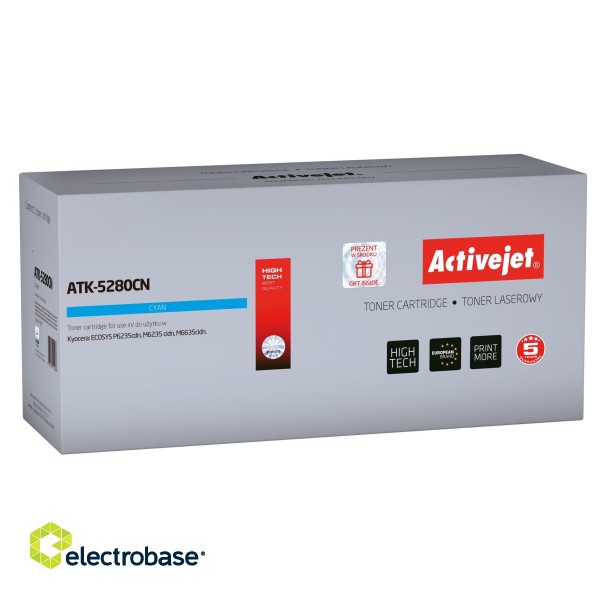 Activejet ATK-5280CN toner (replacement for Kyocera TK-5280C; Supreme; 11000 pages; cyan)
