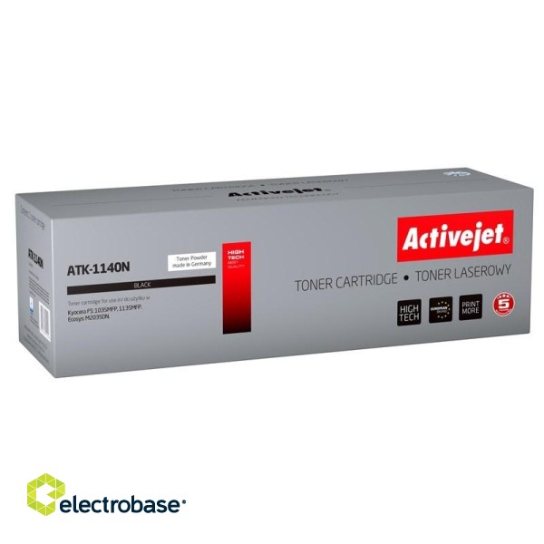 Activejet ATK-1140N Toner (replacement for Kyocera TK-1140; Supreme; 7200 pages; black)