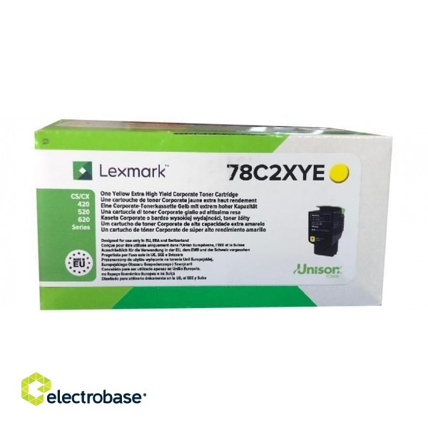 Lexmark 78C2XYE toner cartridge 1 pc(s) Original Yellow