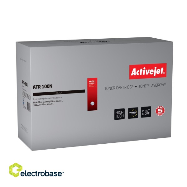 Activejet ATR-100N toner (replacement for Ricoh SP100 / SP112 / 407166; Supreme; 1200 pages; black)