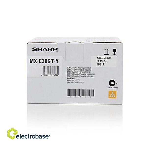 Sharp MXC30GTY toner cartridge 1 pc(s) Original Yellow