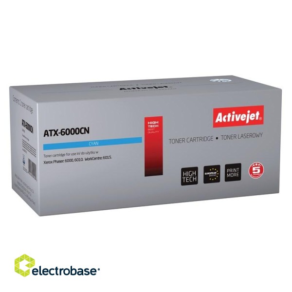 Activejet ATX-6000CN Toner (replacement for Xerox 106R01631; Supreme; 1000 pages; cyan)