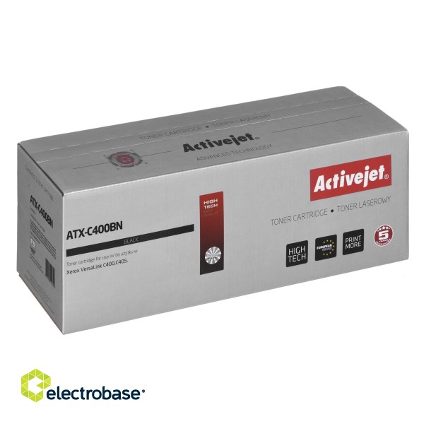 Activejet ATX-C400BN Toner (replacement for Xerox 106R03508; Supreme; 2500 pages; black) paveikslėlis 1