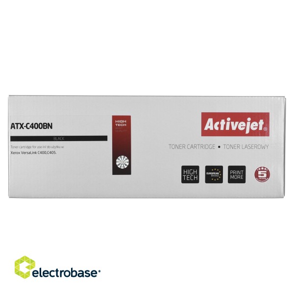 Activejet ATX-C400BN Toner (replacement for Xerox 106R03508; Supreme; 2500 pages; black) paveikslėlis 2