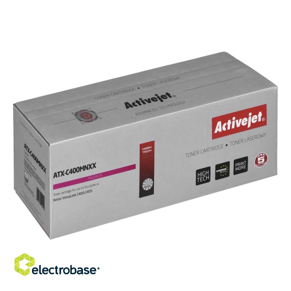 Activejet ATX-C400MNXX Toner (replacement for Xerox 106R03535; Supreme; 8000 pages; magenta) paveikslėlis 1