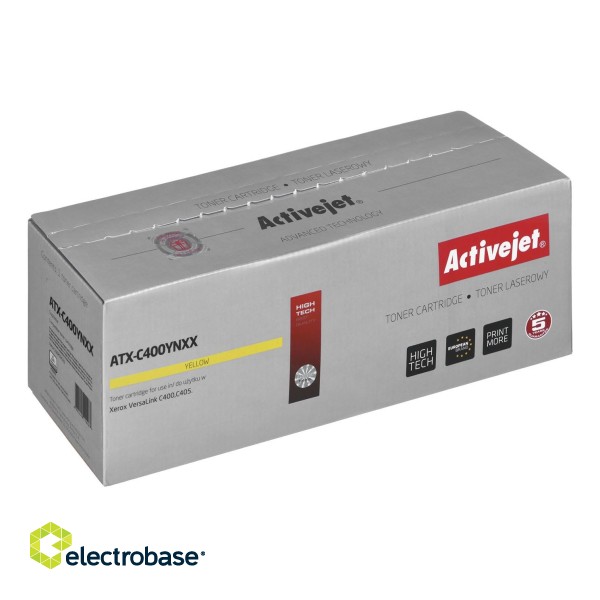 Activejet ATX-C400YNXX Toner (replacement for Xerox 106R03533; Supreme; 8000 pages; yellow) image 1