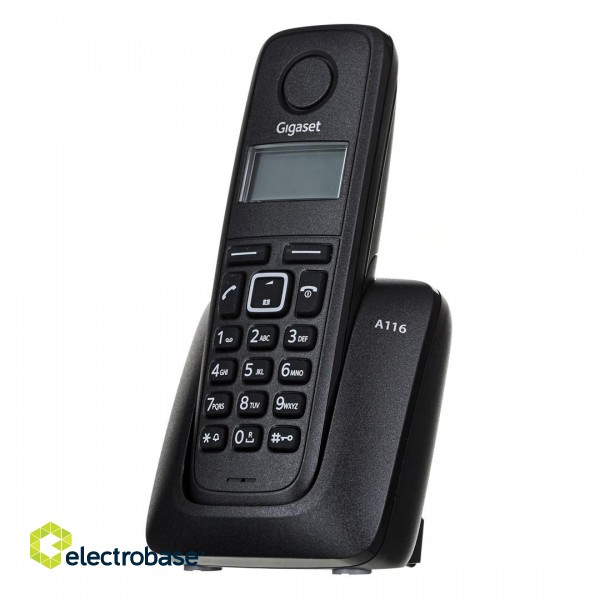 Gigaset A116 DECT telephone Caller ID Black image 1