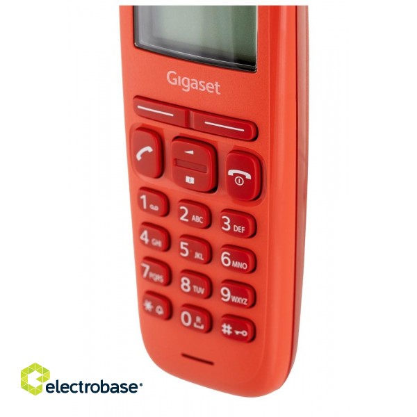 Gigaset A170 DECT telephone Red image 5