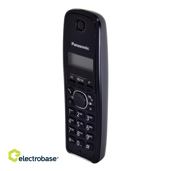 Panasonic KX-TG1611 telephone DECT telephone Black Caller ID image 4