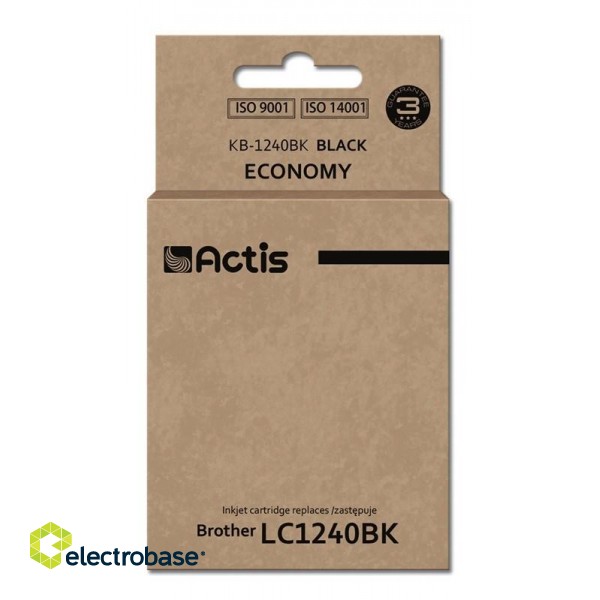 Actis KB-1240BK ink (replacement for Brother LC1240BK/LC1220BK; Standard; 19ml; black)