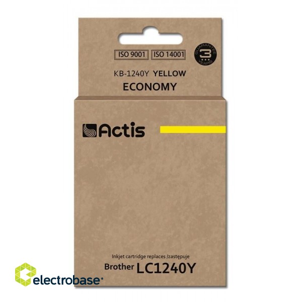 Actis KB-1240Y ink (replacement for Brother LC1240Y/LC1220Y; Standard; 19 ml; yellow)