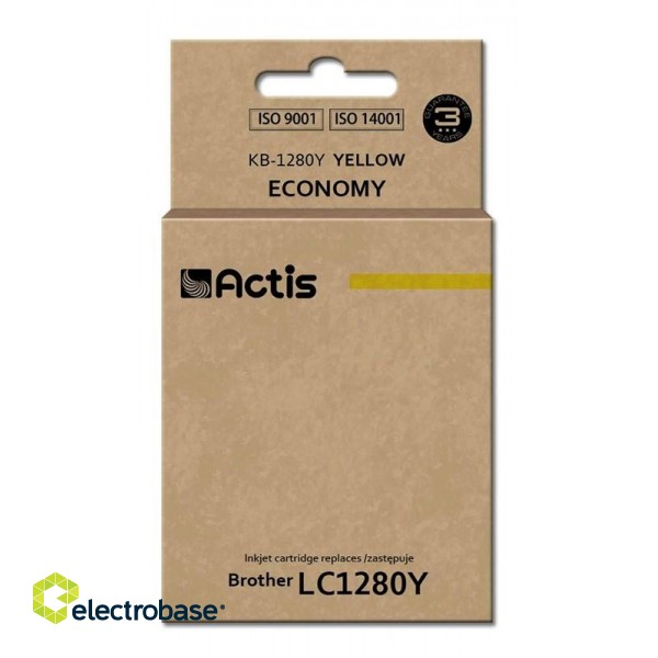 Actis KB-1280Y ink (replacement for Brother LC-1280Y; Standard; 19 ml; yellow)
