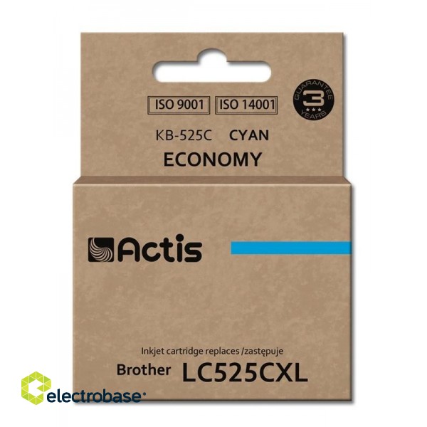 Actis KB-525C ink (replacement for Brother LC-525C; Standard; 15 ml; cyan)