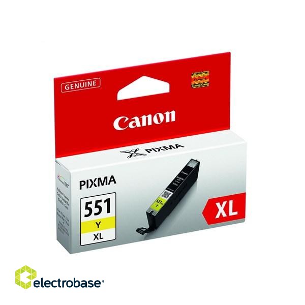 Canon CLI-551XL High Yield Yellow Ink Cartridge image 2