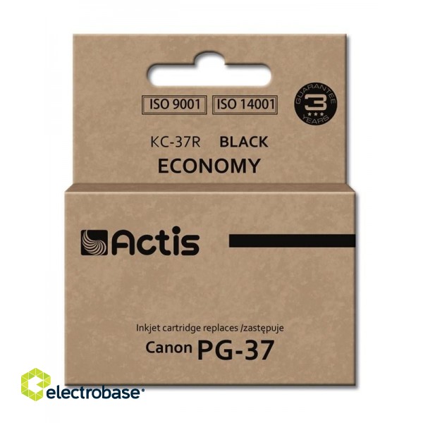 Actis KC-37R ink (replacement for Canon PG-37; Standard; 12 ml; black)