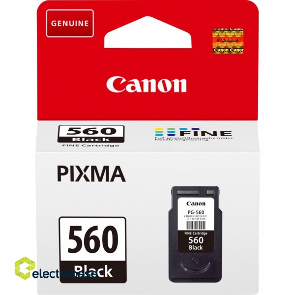Canon PG-560 Black Ink Cartridge фото 1
